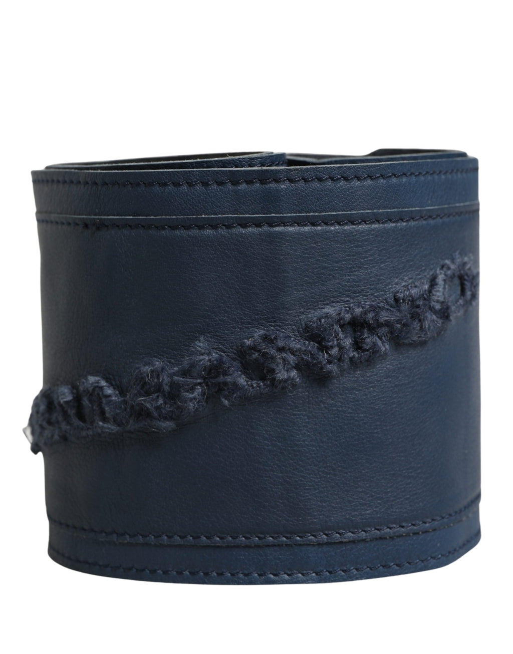 Ermanno Scervino Blue Leather Women's 'Cintura' Belt in Extra Wide