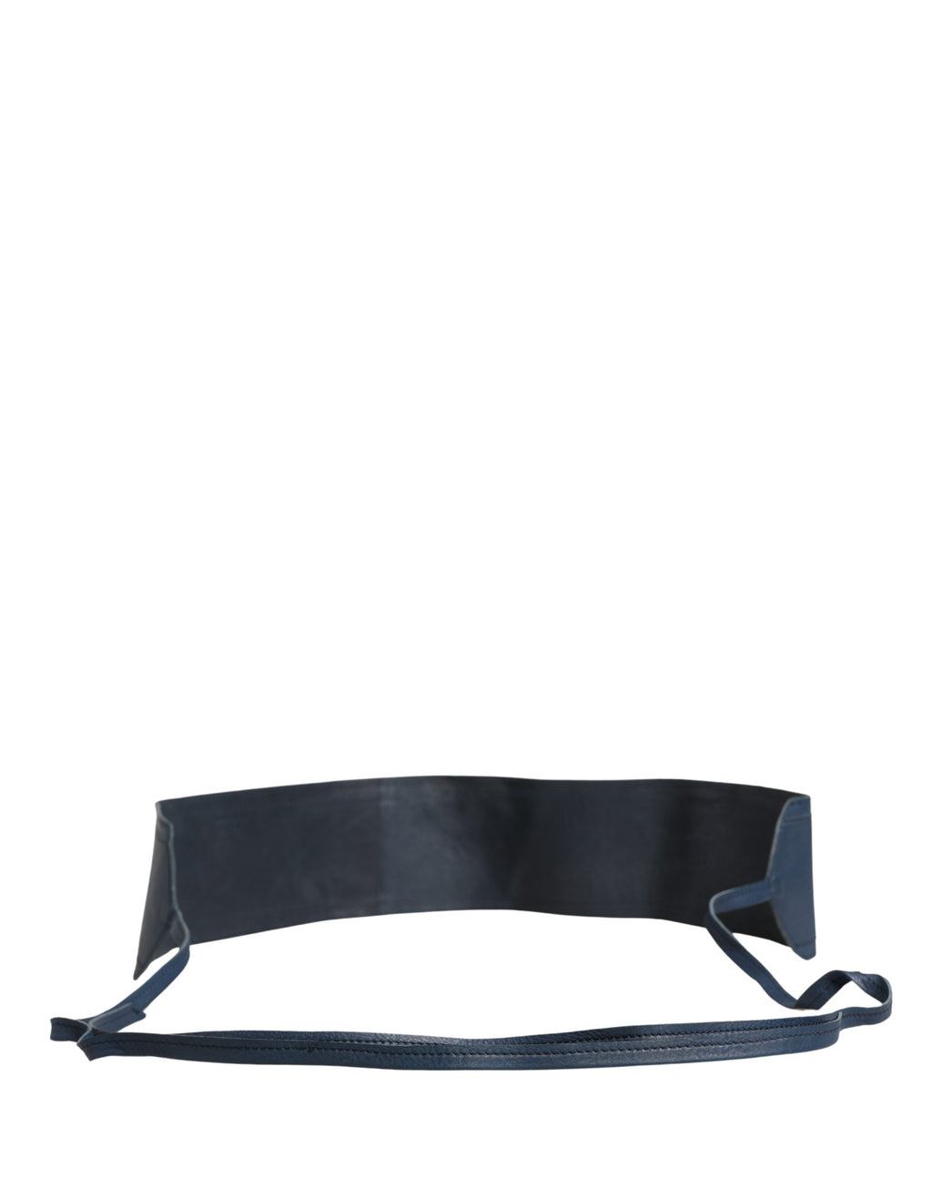 Ermanno Scervino Blue Leather Women's 'Cintura' Belt in Extra Wide