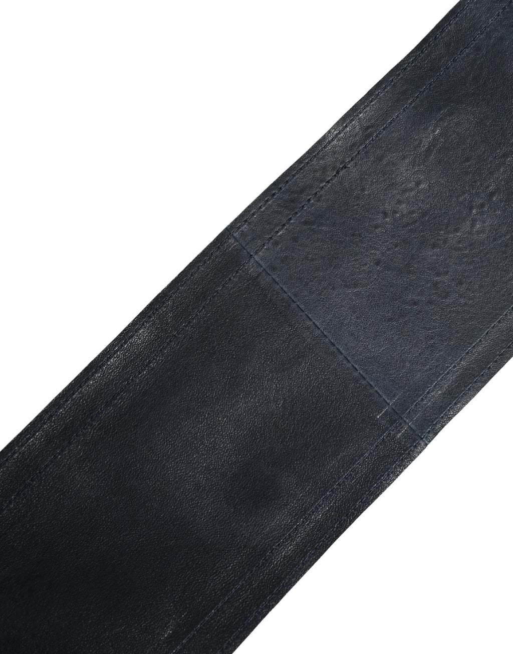 Ermanno Scervino Blue Leather Women's 'Cintura' Belt in Extra Wide