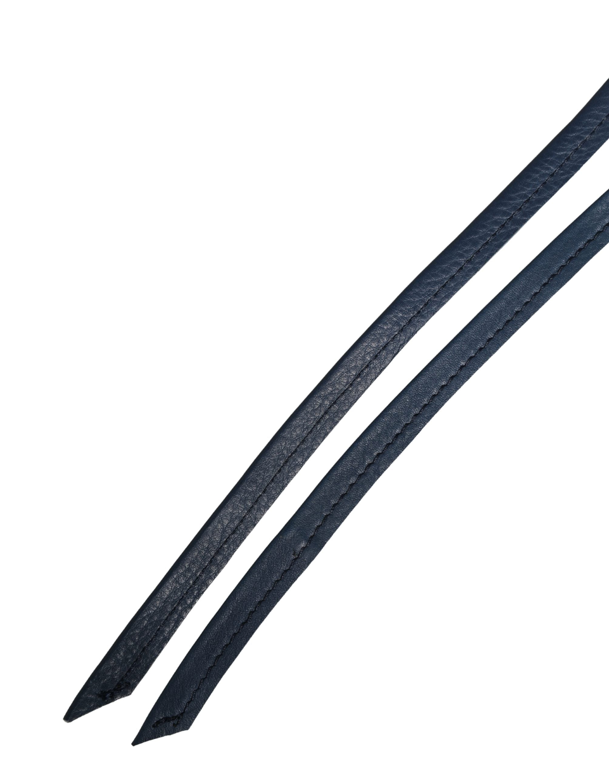 Ermanno Scervino Blue Leather Women's 'Cintura' Belt in Extra Wide