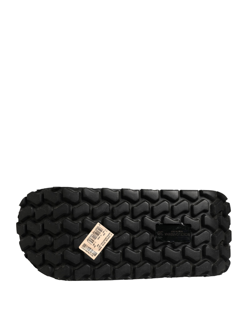 Dolce & Gabbana Multicolor Rubber Chunky Flip-Flop Sandals
