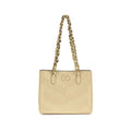 Valentino Garavani Schultertasche aus goldfarbenem Nappaleder / Kalbsleder