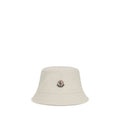Moncler Weißer Eimerhut aus Polyester
