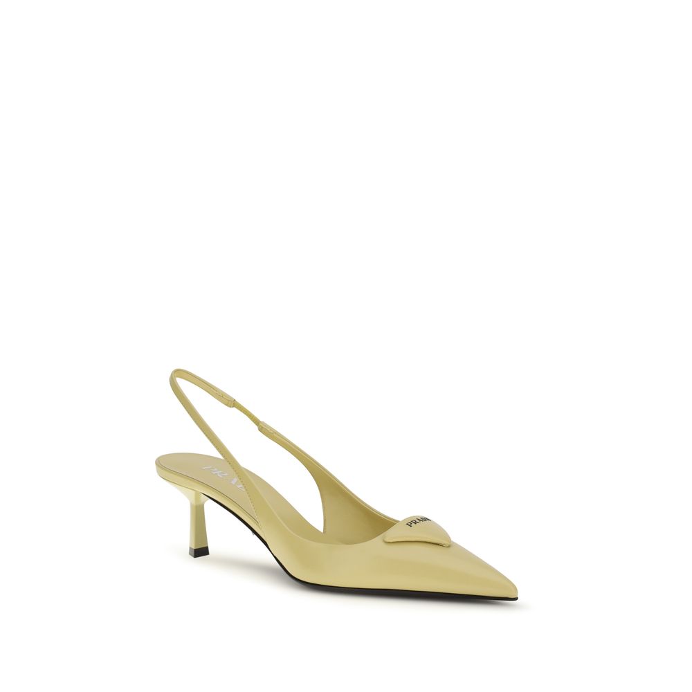 Prada Bicolor Calfskin Pumps "Bos Taurus"