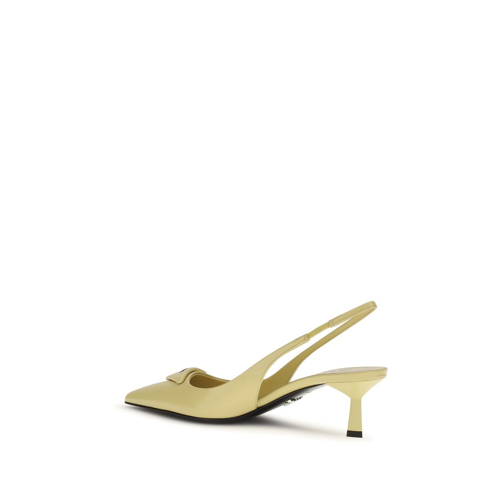 Prada Bicolor Calfskin Pumps "Bos Taurus"