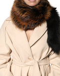 Dolce & Gabbana Brauner Rotfuchs Pelz Halswärmer Winterschal
