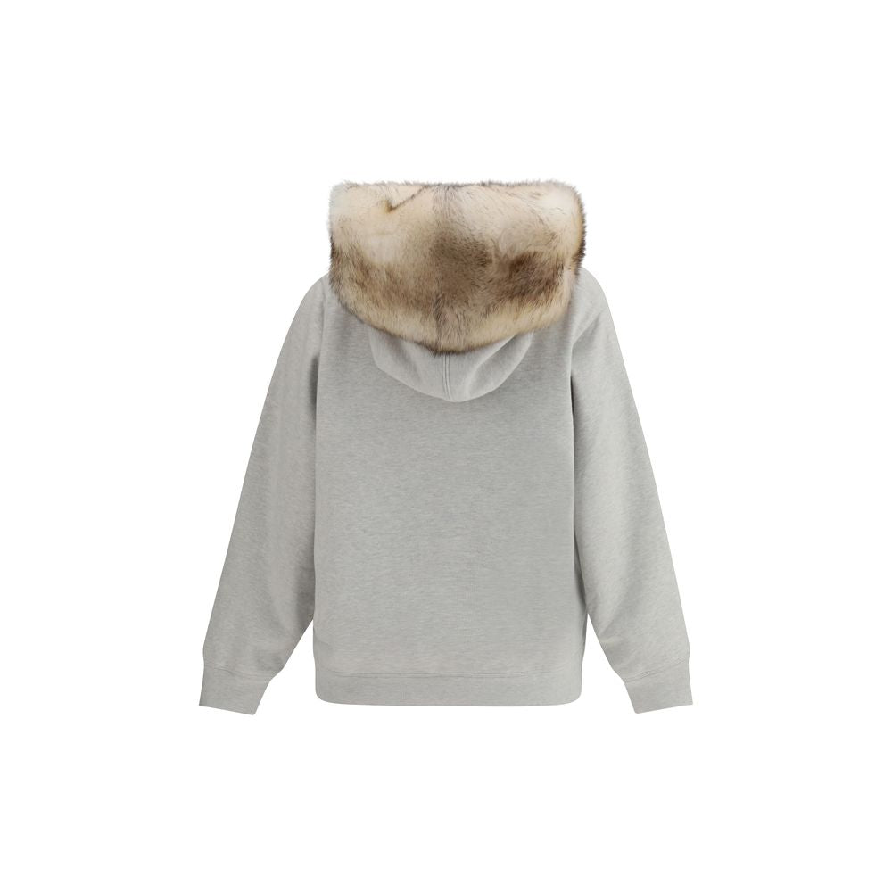 Prada Grey Cotton Sweatshirt