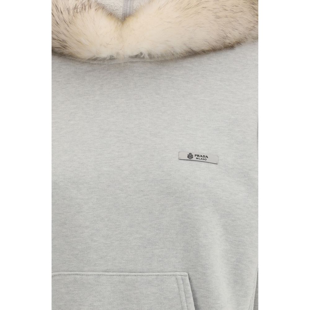 Prada Grey Cotton Sweatshirt