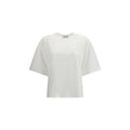 Forte_Forte Weißes Baumwoll-T-Shirt
