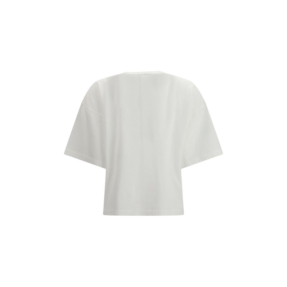 Forte_Forte Weißes Baumwoll-T-Shirt