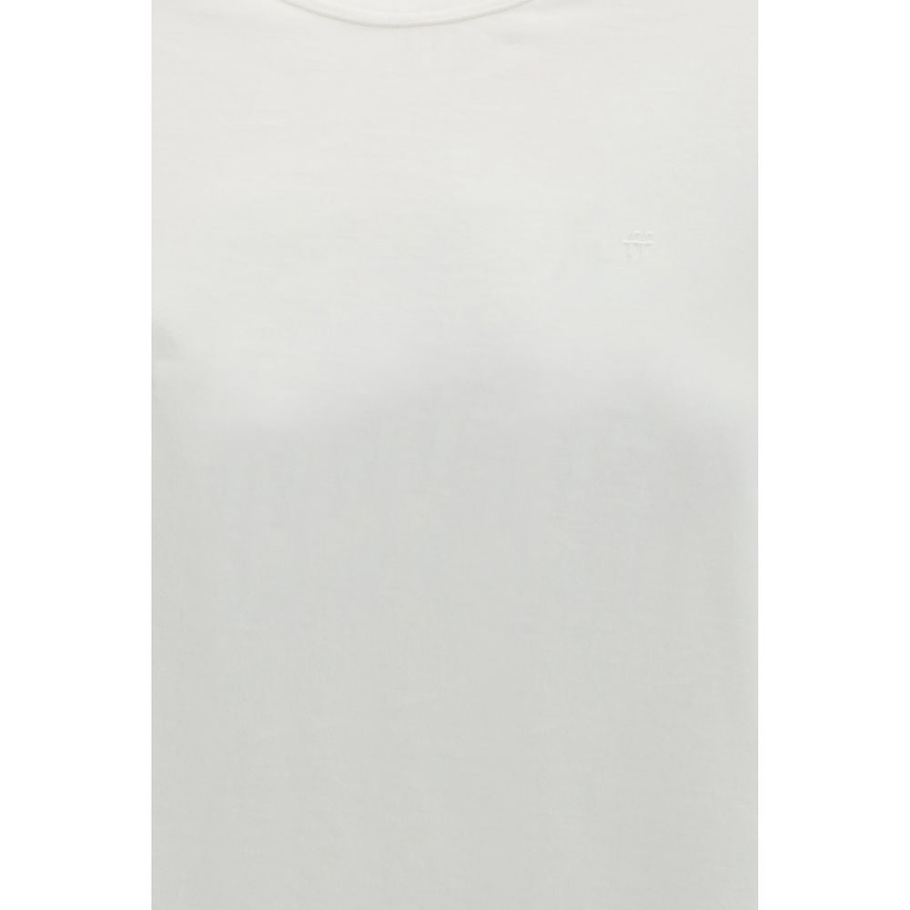 Forte_Forte Weißes Baumwoll-T-Shirt