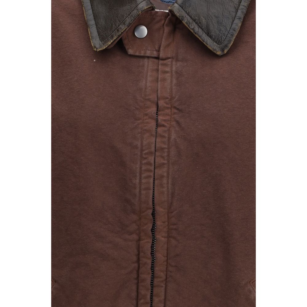 Prada Brauner Baumwollmantel