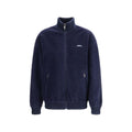 Prada Blaue Jacke aus Polyamid in voller Länge
