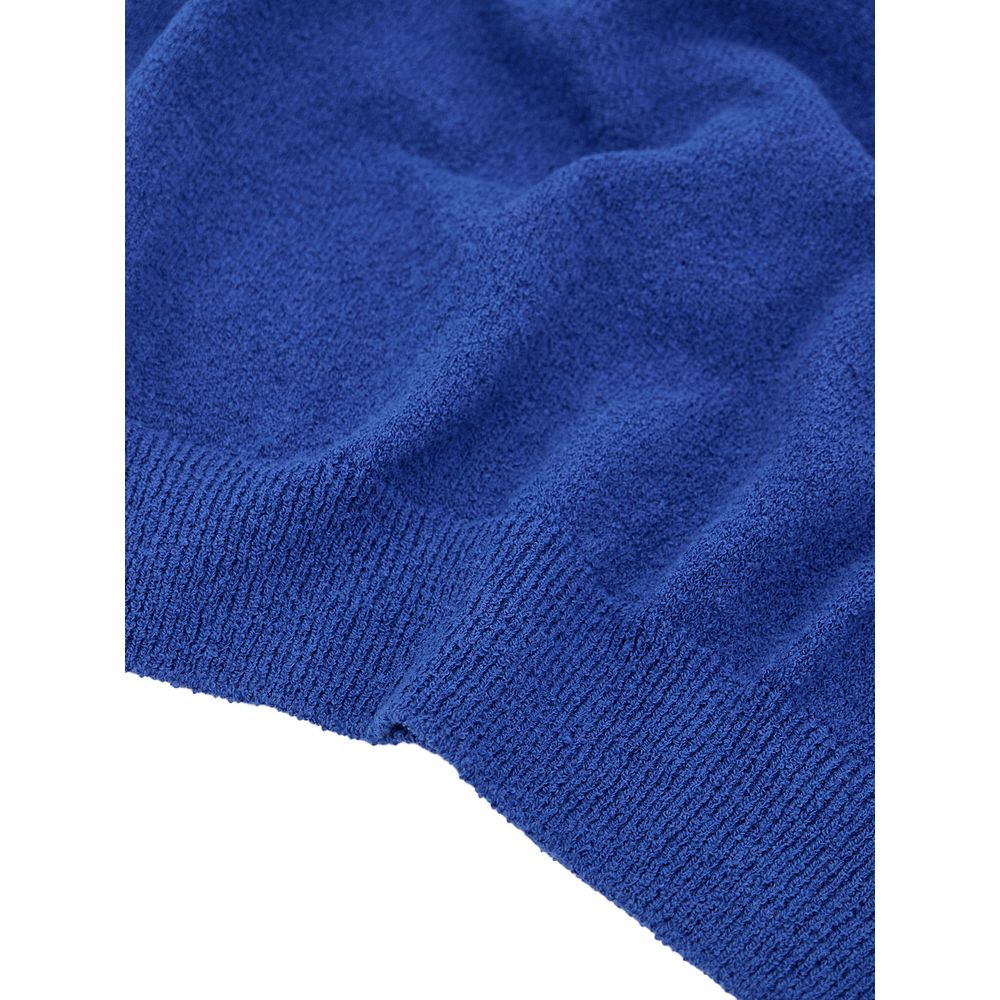 Gran Sasso Blaues Baumwoll-T-Shirt