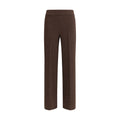 Avenue Montaigne Brown Polyester Casual Trousers