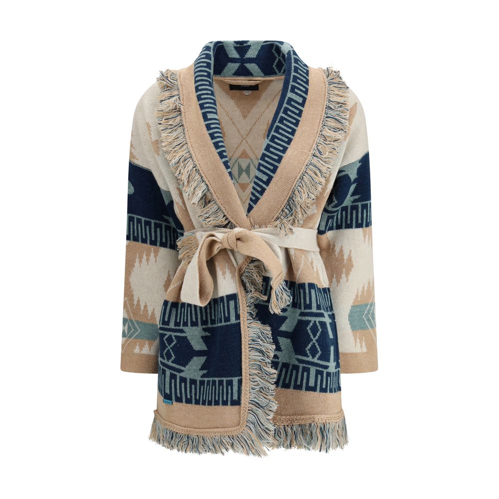 Alanui Mehrfarbige Kaschmir-Strickjacke