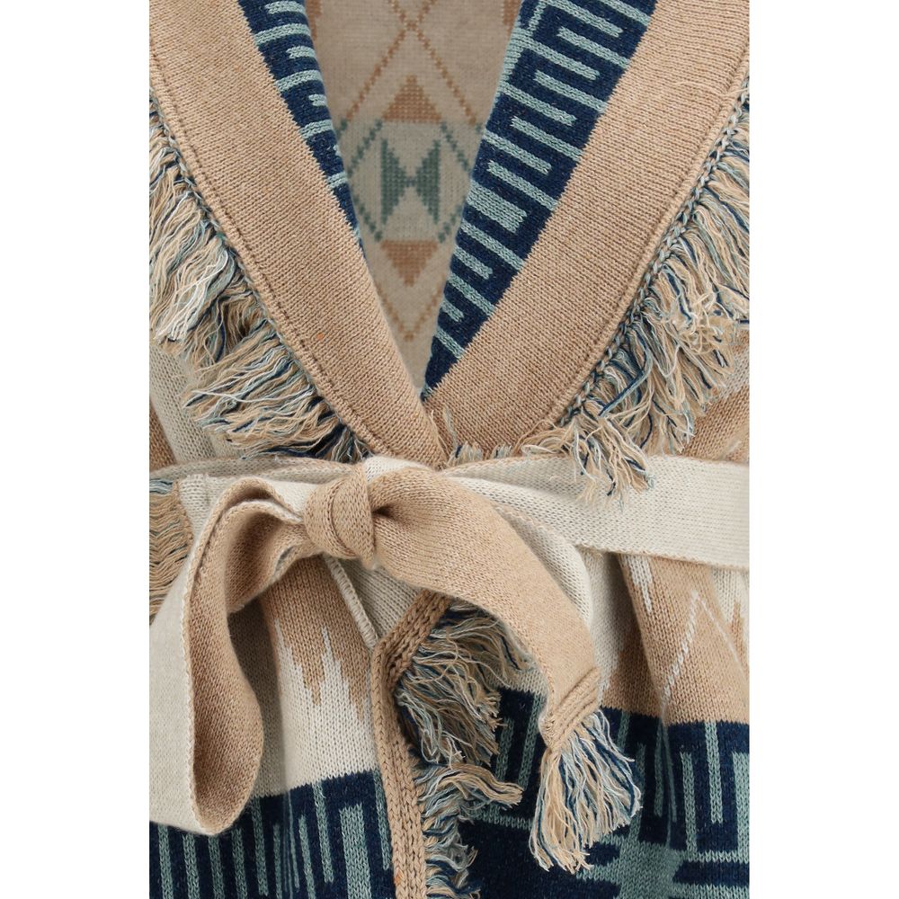 Alanui Mehrfarbige Kaschmir-Strickjacke