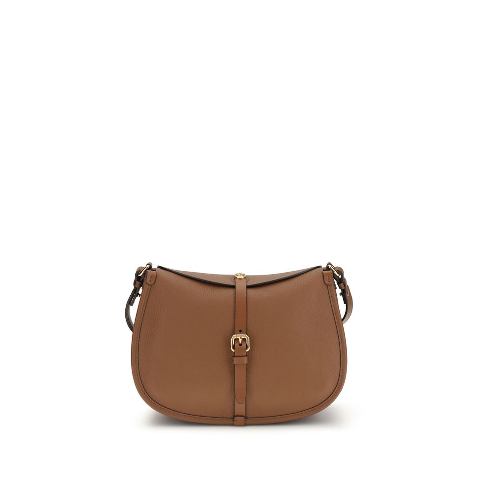 Etro Braune Kalbsleder Bos Taurus Schultertasche