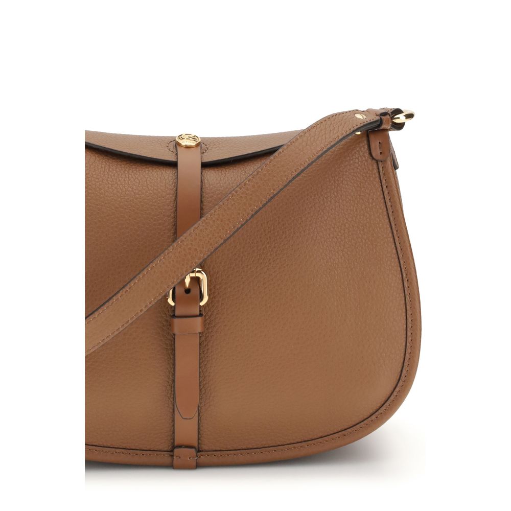 Etro Braune Kalbsleder Bos Taurus Schultertasche