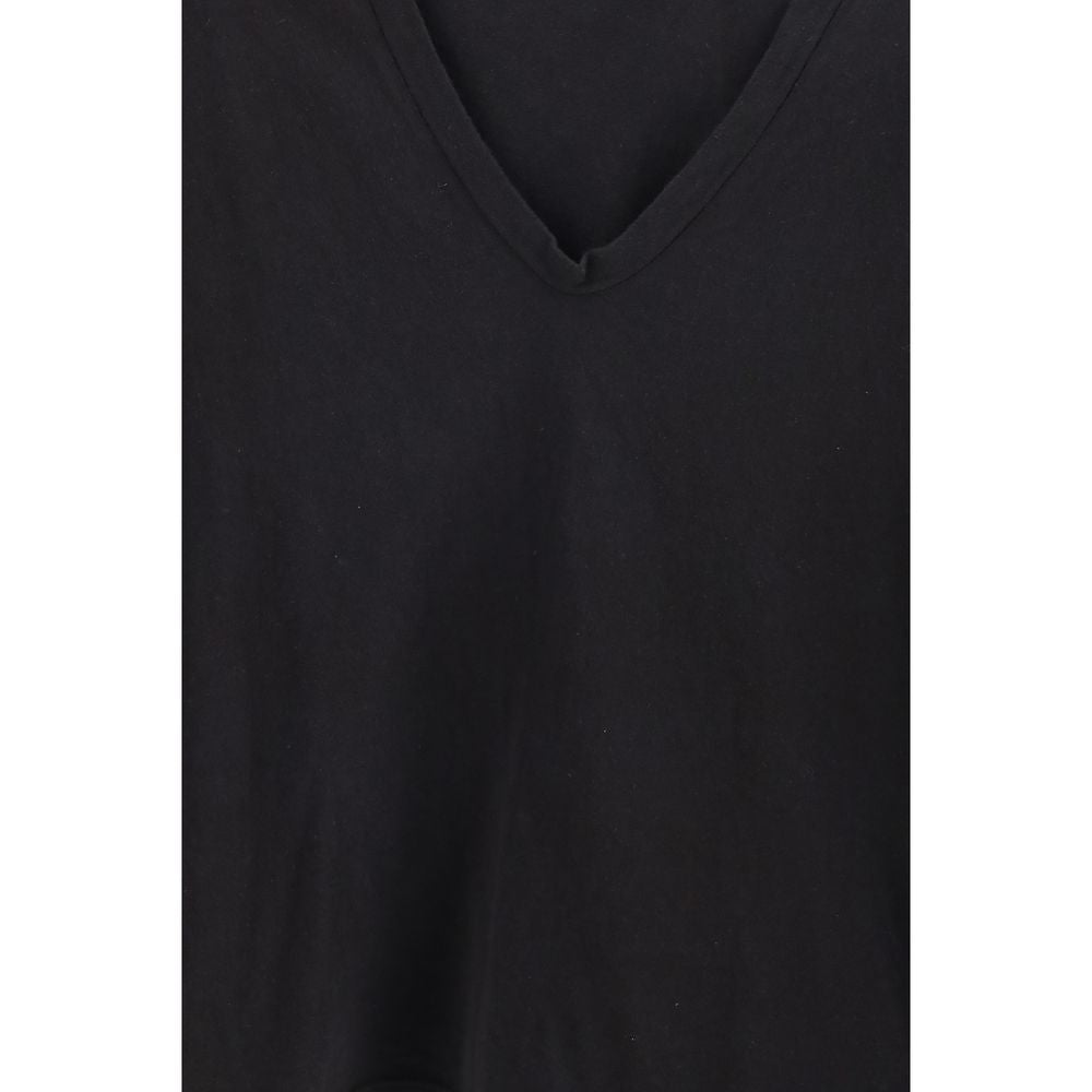 James Perse Black Cotton Long-Sleeve T-Shirt
