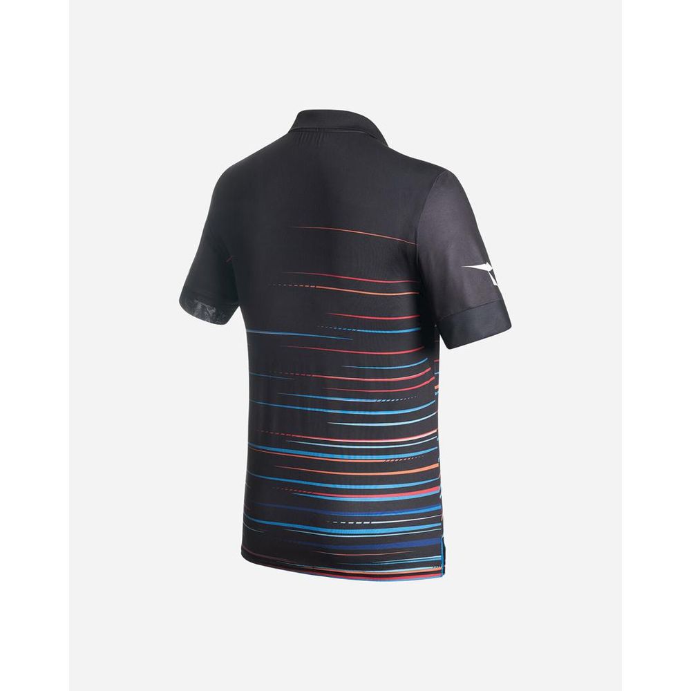 Diadora Schwarzes Poloshirt aus Polyester