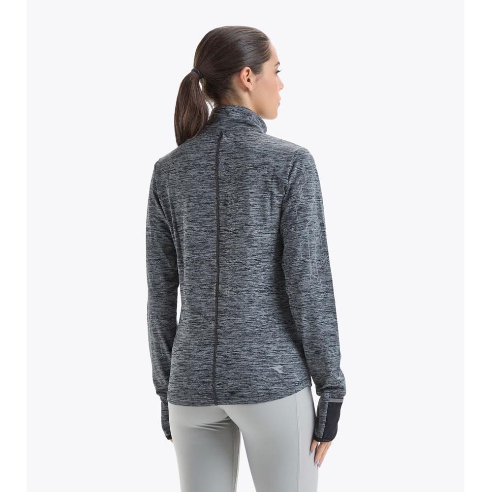 Diadora Schwarzer Polyester-Sweatshirt