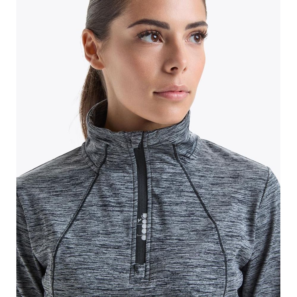 Diadora Schwarzer Polyester-Sweatshirt