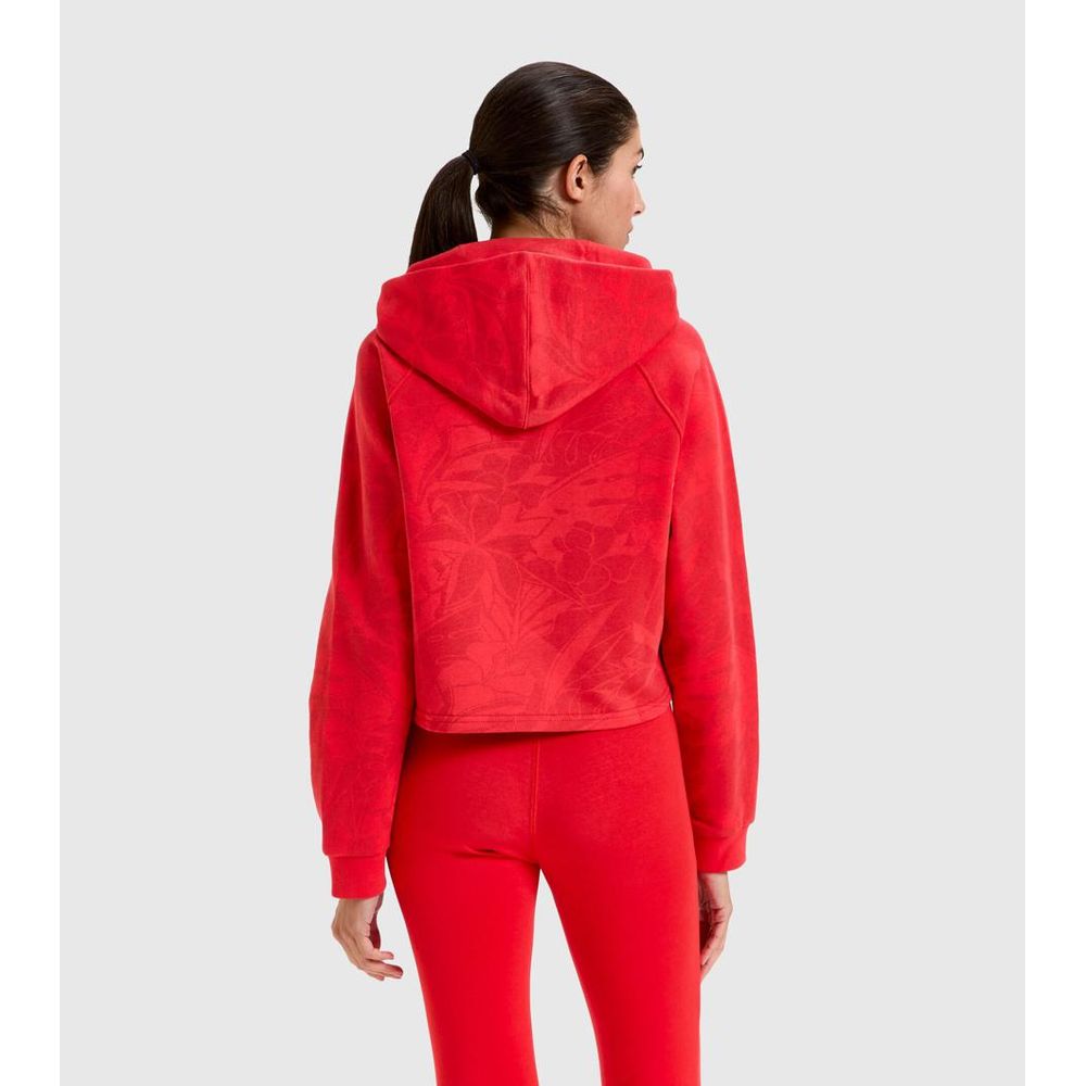 Diadora Rotes Baumwoll-Sweatshirt
