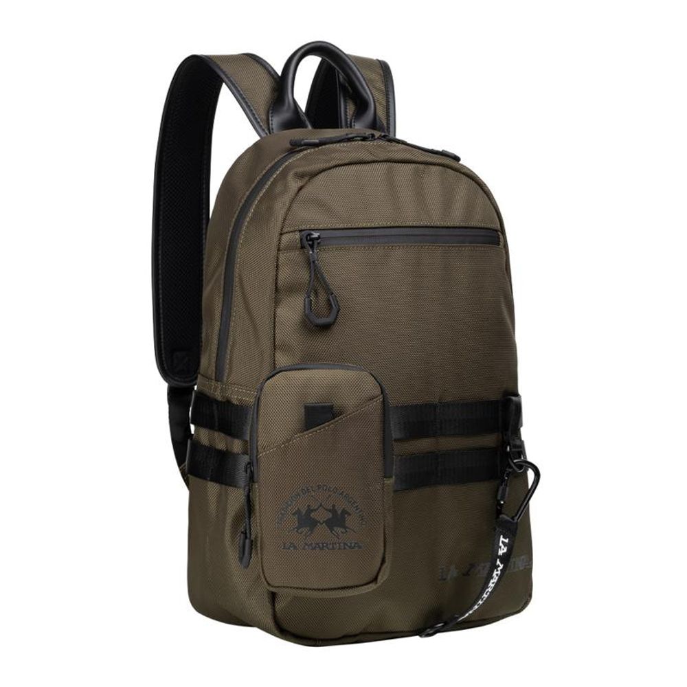 La Martina Zweifarbiger Rucksack aus Polyester