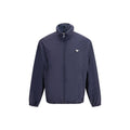 Prada Blaue Shell-Jacke aus recyceltem Polyamid