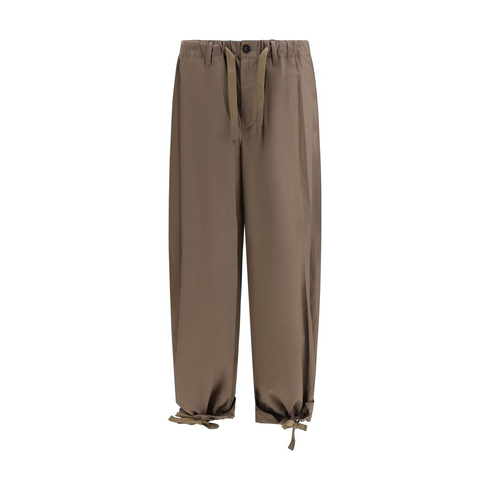 Sacai Braune Baumwollhose für die Freizeit