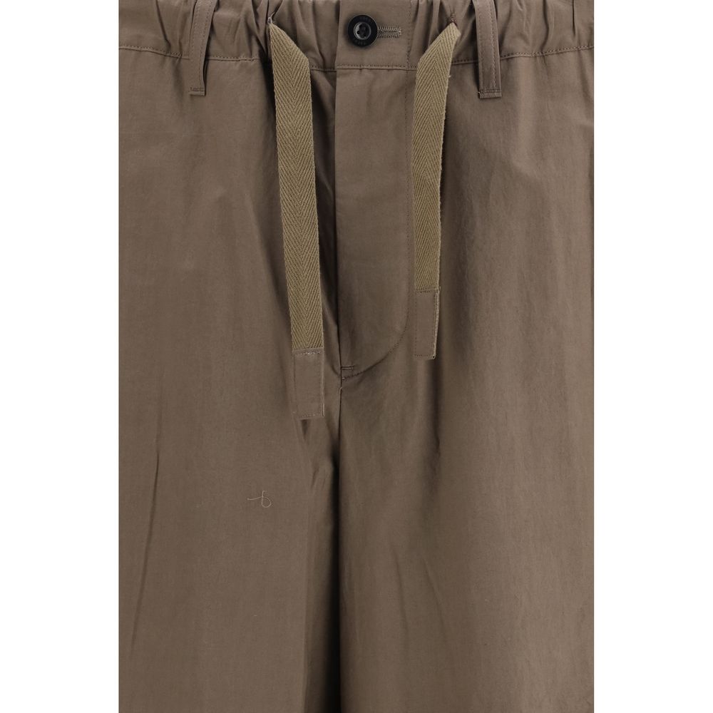 Sacai Braune Baumwollhose für die Freizeit