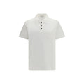 Ferragamo Weißes Poloshirt aus Baumwolle