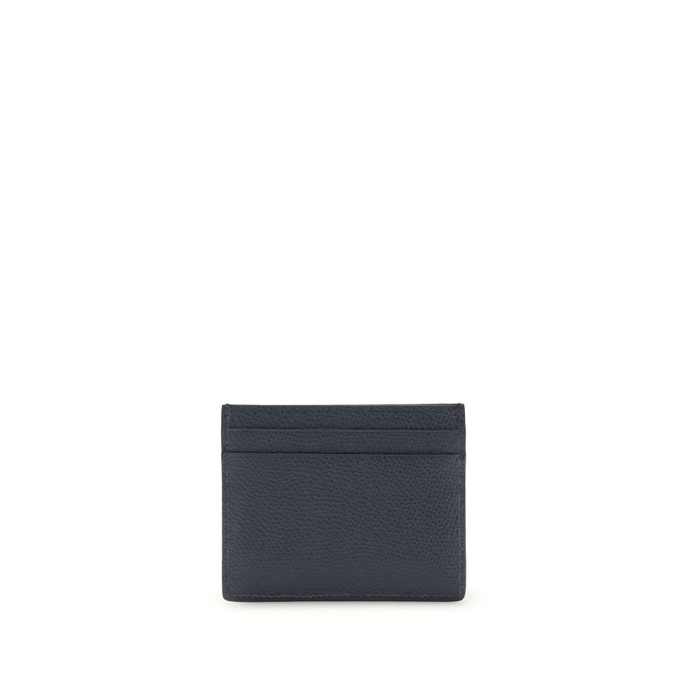 Valentino Garavani blue calf leather wallet Bos Taurus
