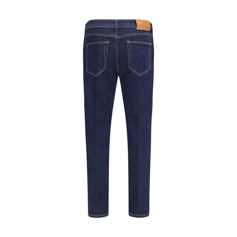PT Torino Blue Cotton Denim Jeans