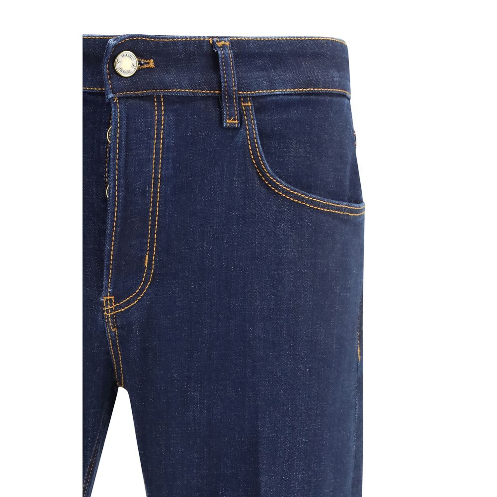 PT Torino Blue Cotton Denim Jeans