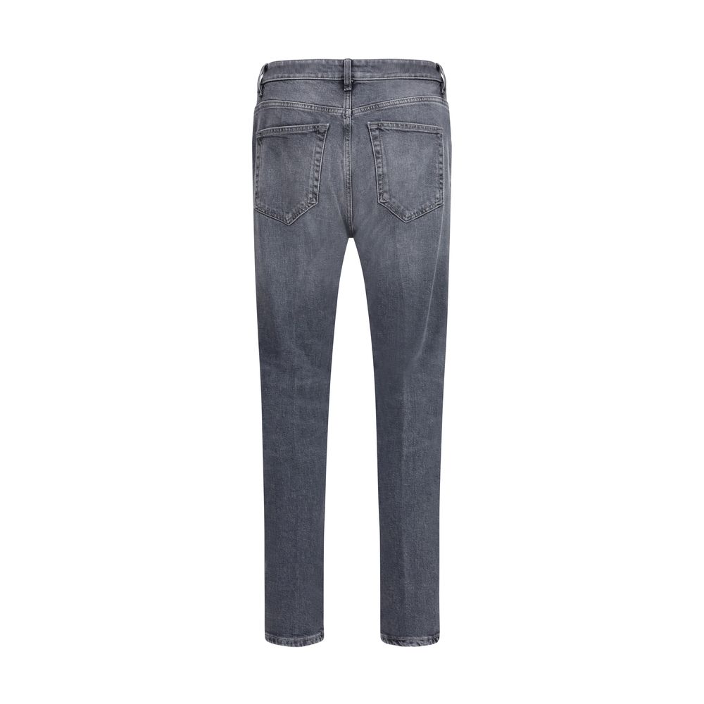 PT Torino Graue Baumwoll-Jeans Denim