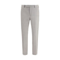 PT Torino Graue Hose aus Fleece-Wolle