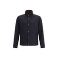 Herno Blauer Mantel aus Elastan