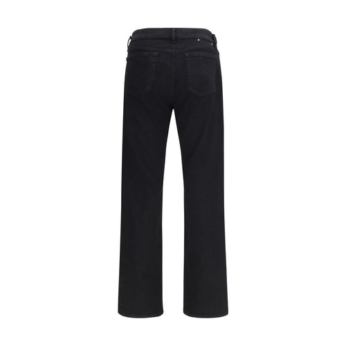Golden Goose Schwarze Baumwoll-Jeans im Slim Fit