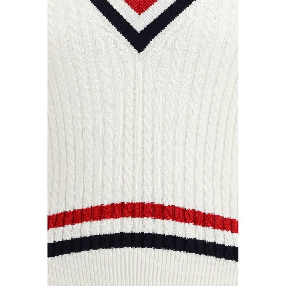 Thom Browne Weißes Baumwoll-Sweatshirt
