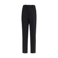 Laneus Schwarze Freizeithose aus Viskose