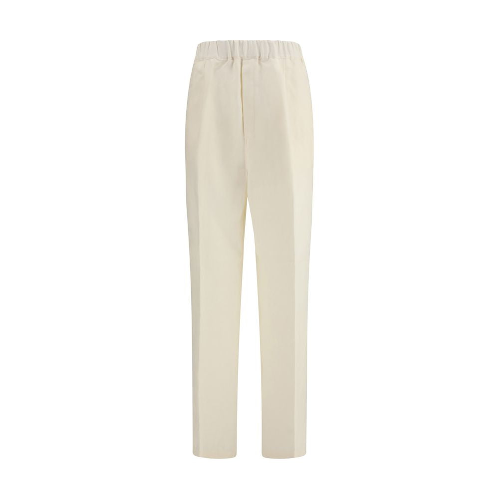 Laneus Beige Viskose Freizeithose