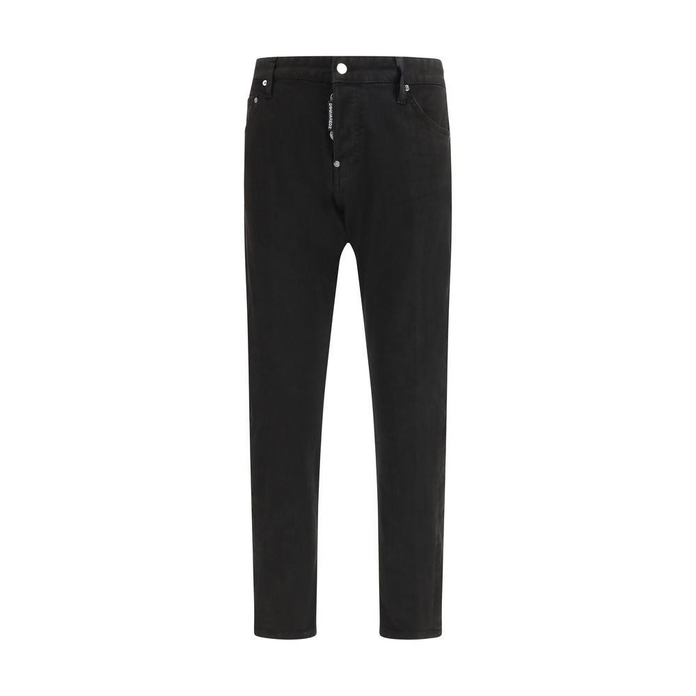 Dsquared² Black Slim-Fit Cotton Jeans