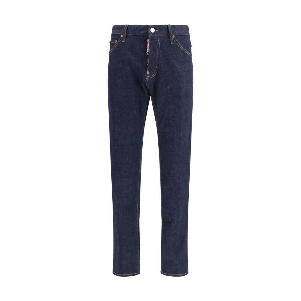 Dsquared² Blue Cotton Denim Jeans