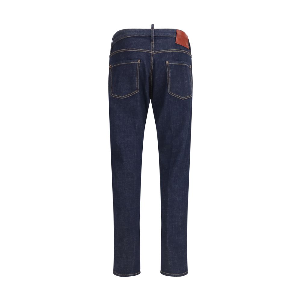 Dsquared² Blue Cotton Denim Jeans