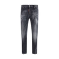 Dsquared² Schwarze Baumwoll-Jeans im Slim Fit