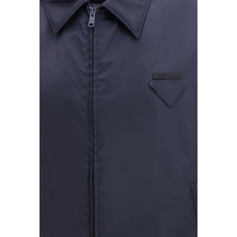 Prada Blue Nylon Jacket