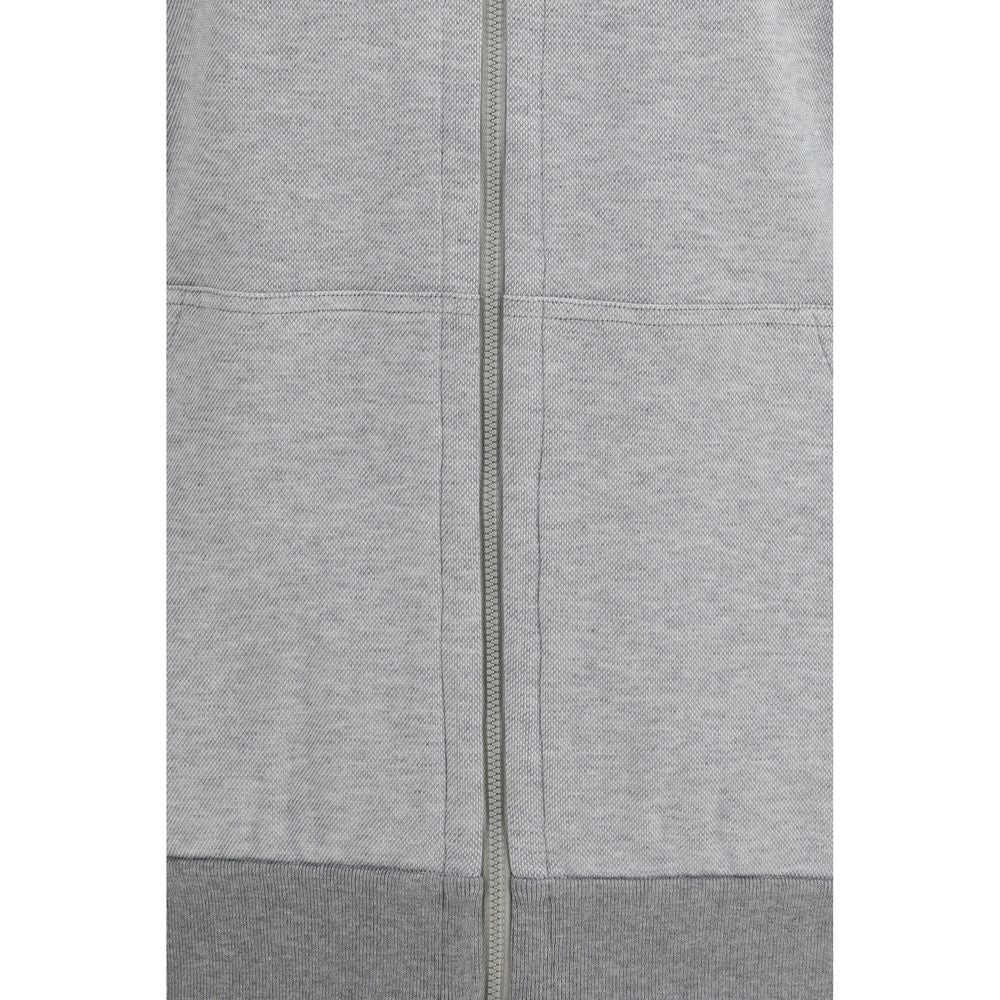 Brioni Grauer Baumwollpullover