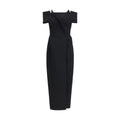 Khaite Schwarzes Cocktailkleid aus Polyester